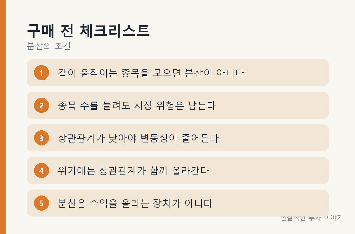 구매 전 체크리스트
