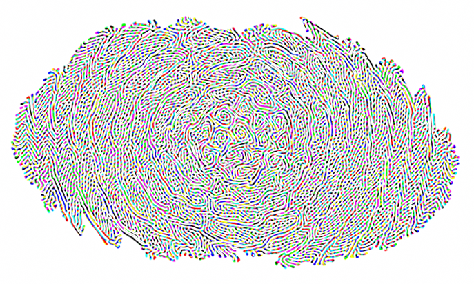 rainbow gradient rotated 2 degrees, 10'800 times (60 revolutions) using bicubicSharper interpolation