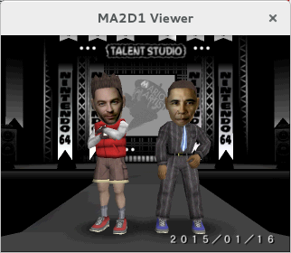 Screenshot of ma2d1view