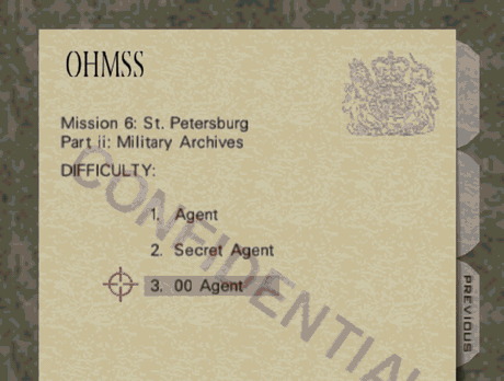 ~15 s of the port running: mission dossier, Facility, Silo, Jungle, Archives