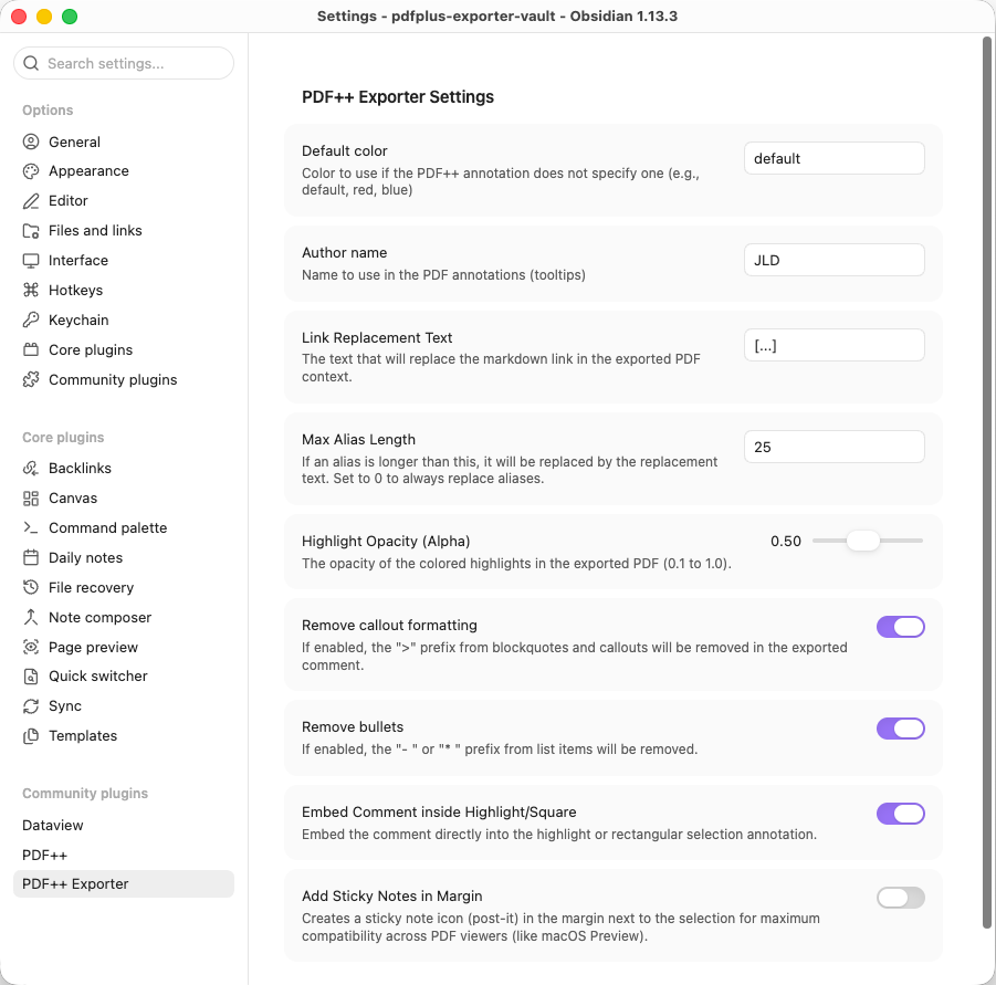 Settings Placeholder