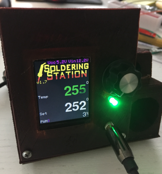 solderstation running with highres fonts