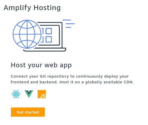 Amplify Hosting - Host your web app