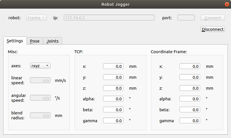 Image - Connecting the jogger to the robot