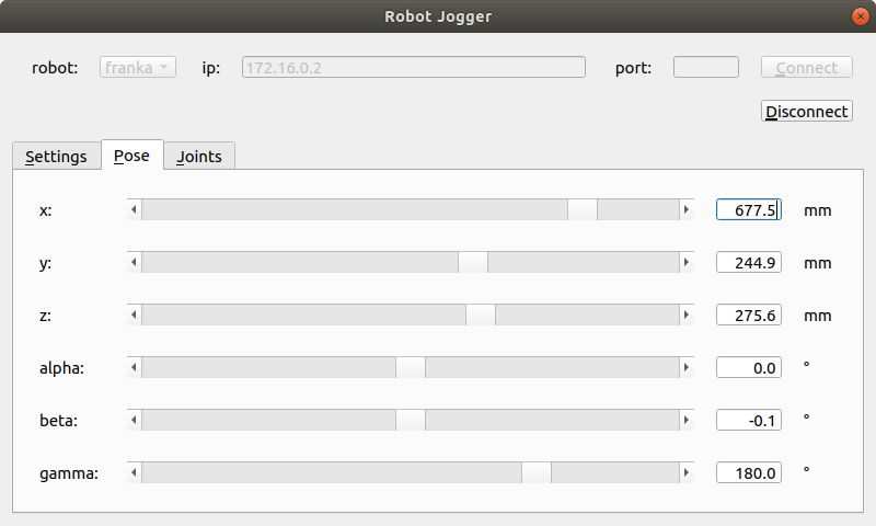 Image - Connecting the jogger to the robot