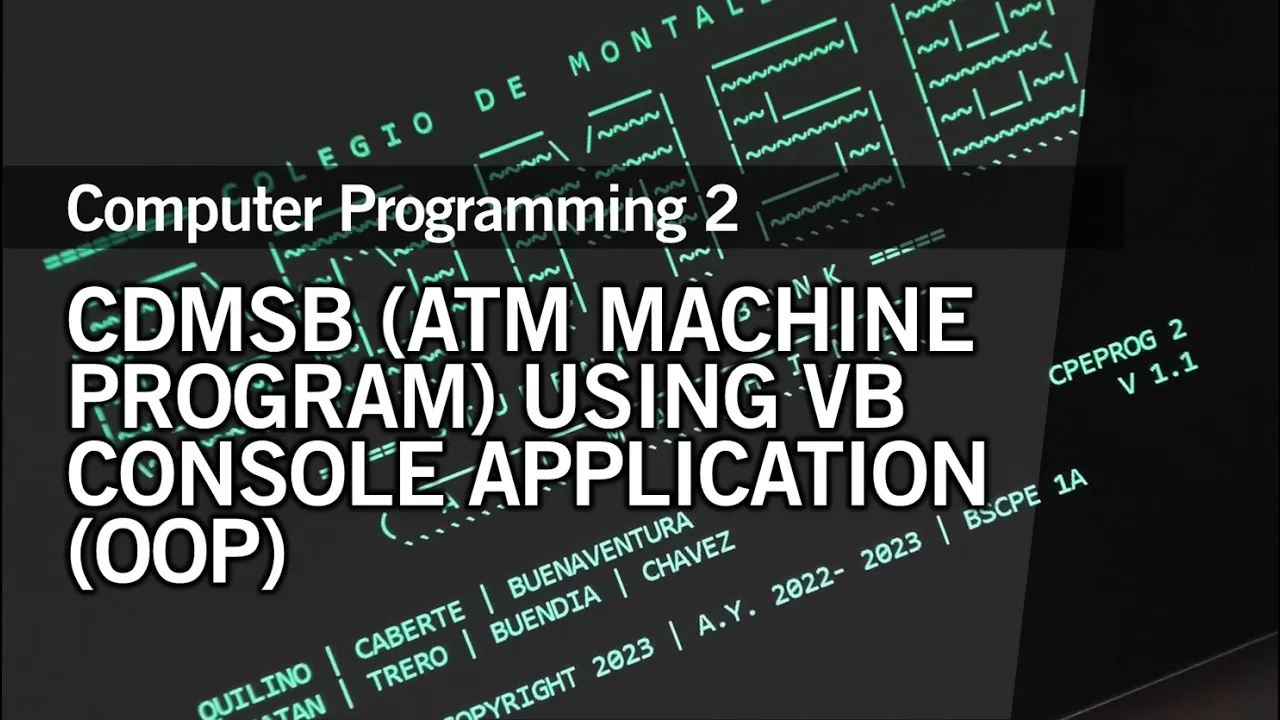GitHub - projectsbyjlnq/CDMSB-ATM-Machine: Colegio De Montalban ...