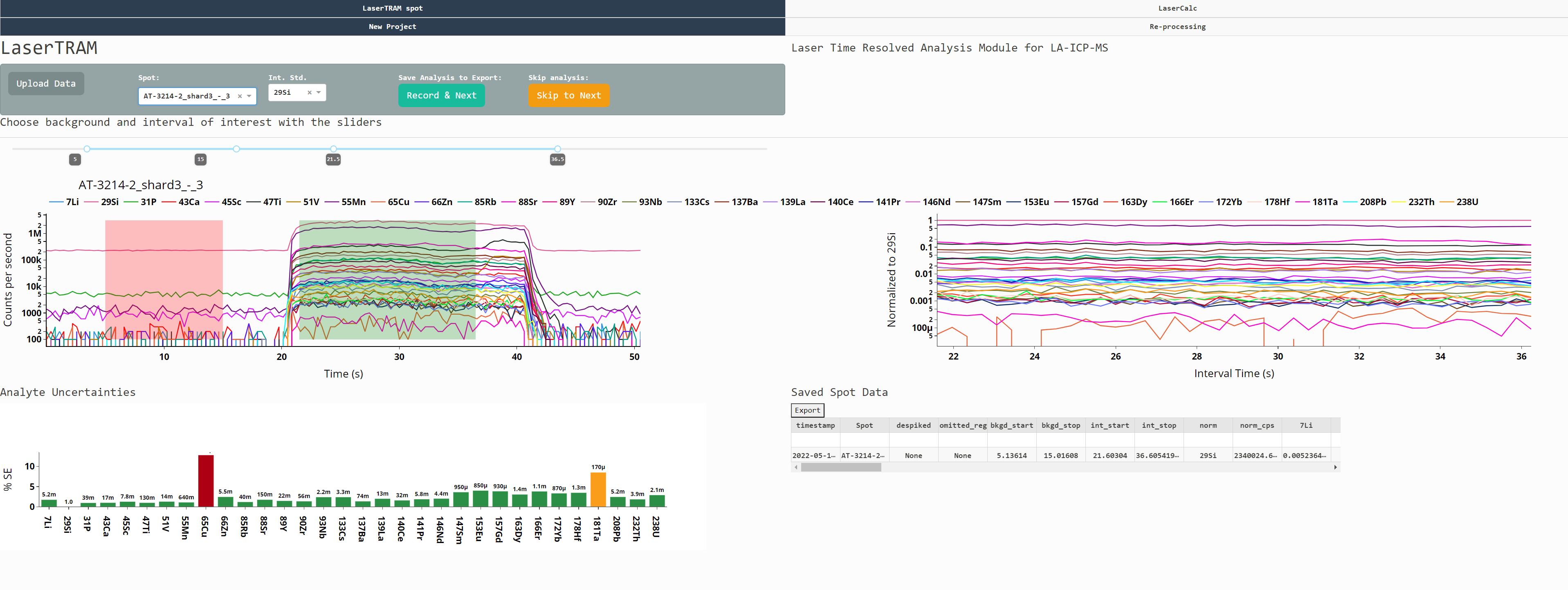 LaserTRAM GUI