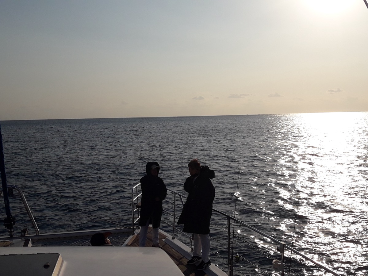 Grande Bleu Jeju sunset sailing