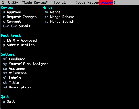 Transient keybindings