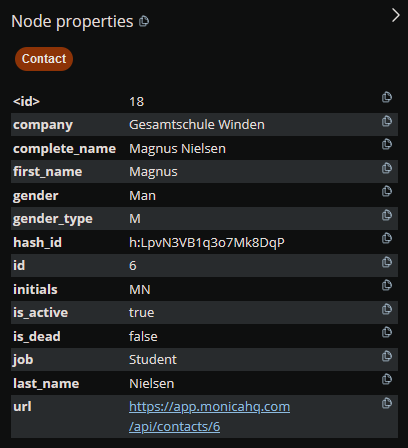 Node Properties Screenshot