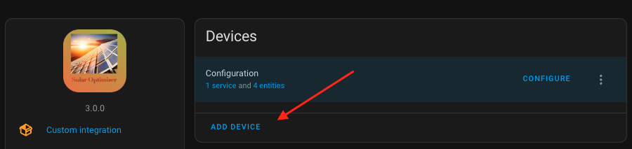 common configuration page