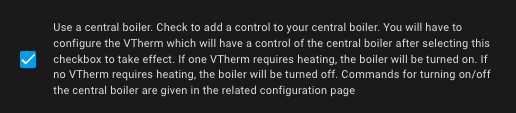 Add a Central Boiler