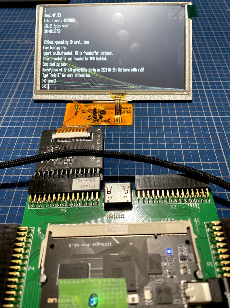 MicroPythonImage on ICESugar Pro