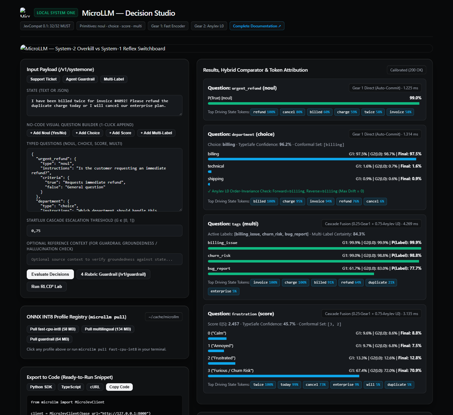 Decision Studio — Support Ticket Triage