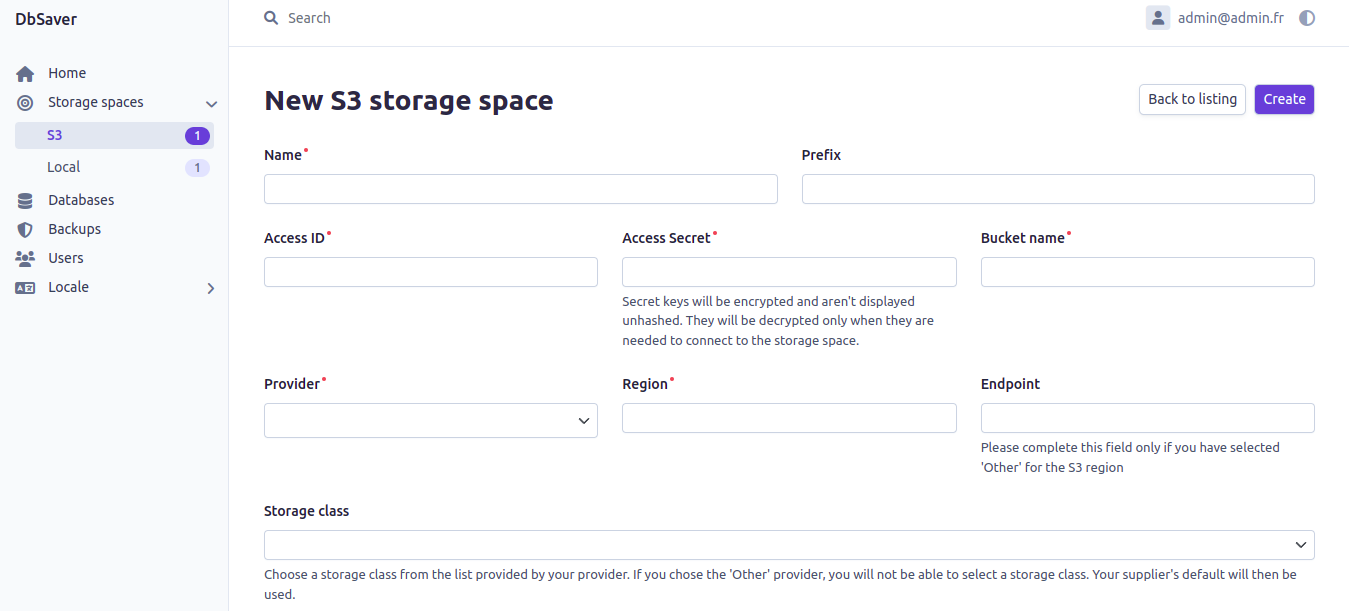 Add storage space