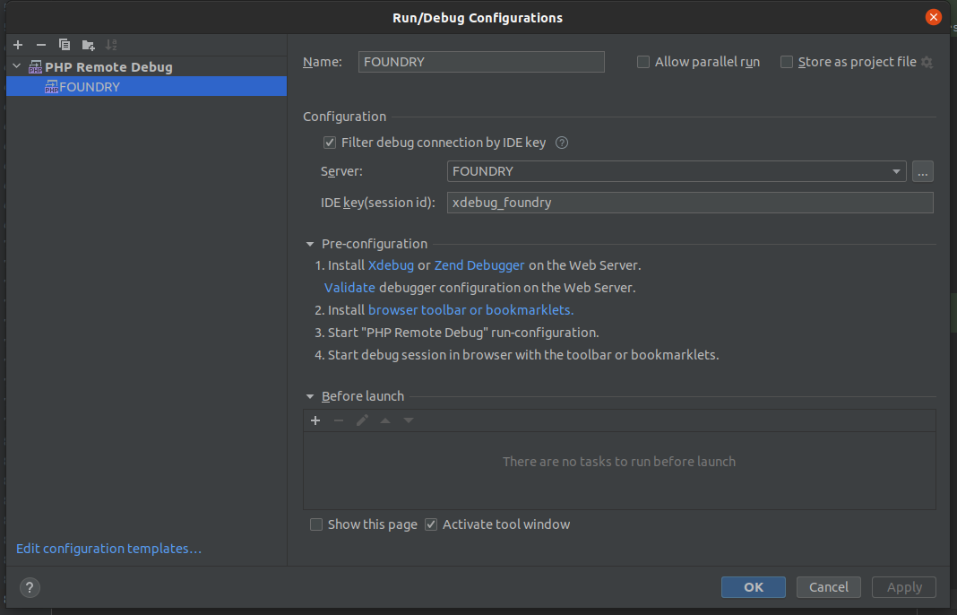 PhpStorm with xdebug