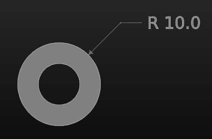 Circular Dimension Example