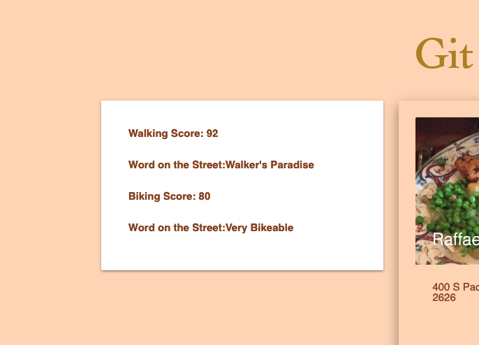 Walkscor, Biking Score