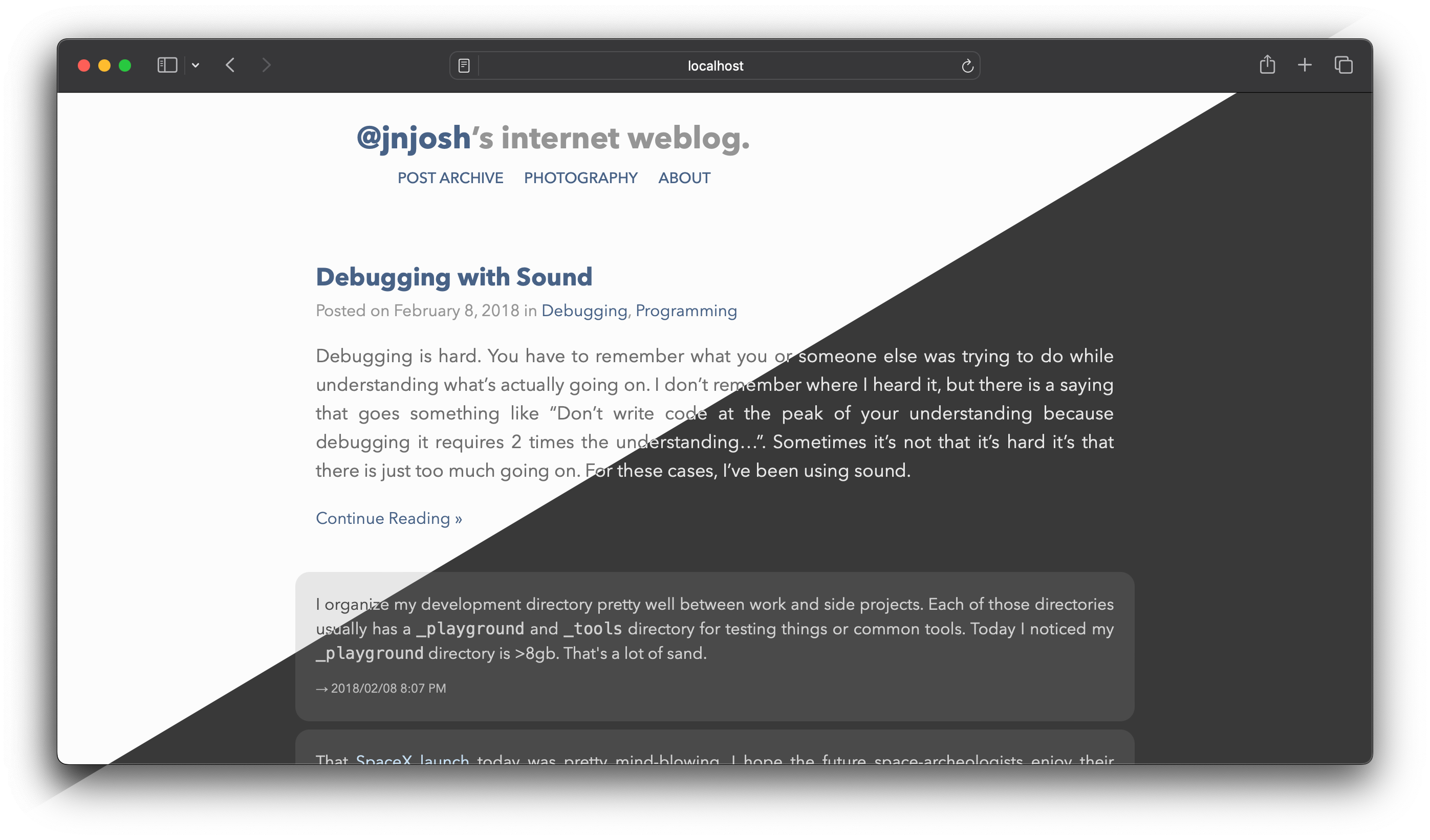 internet-weblog 网站模板截图