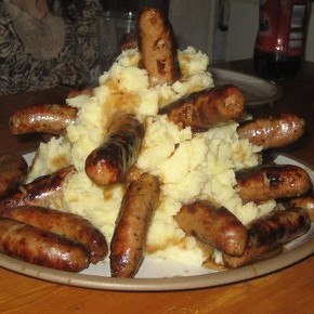 bangers and mash