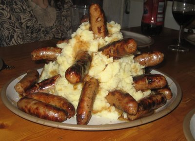 bangers and mash