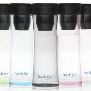 Hydros Bottle, filtering water bottle