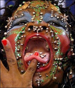 crazy piercings