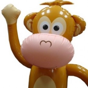 inflatable monkey