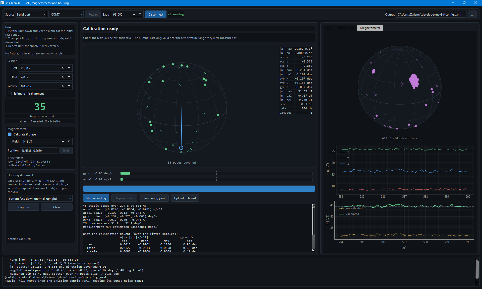 Calibration GUI