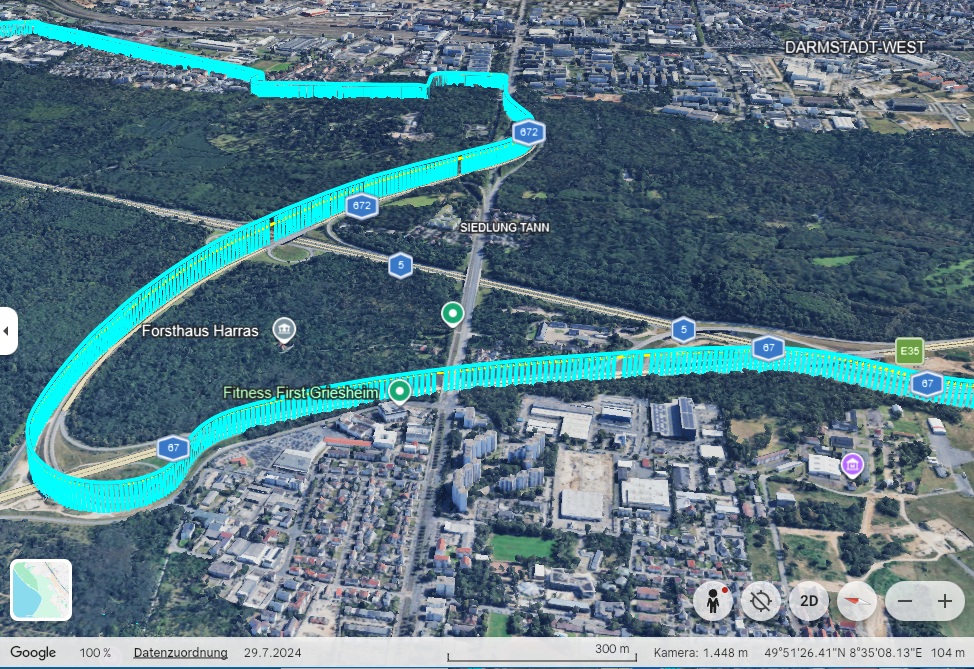 Google Earth kml Screenshot