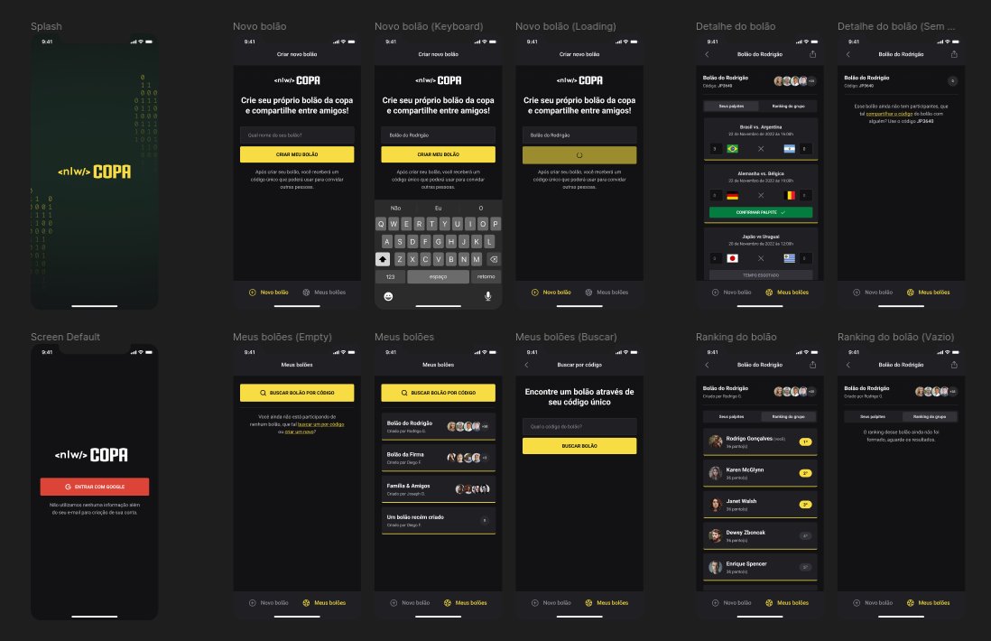 Layout Mobile Demonstration