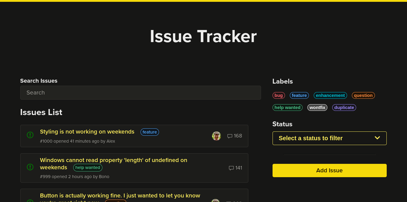 Issue Tracker