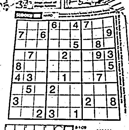 Figure 2: Image after Adaptive Threshold