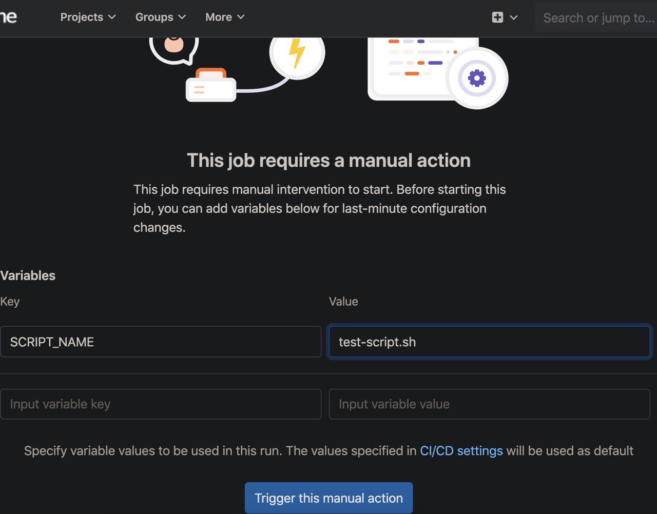 Example of gitlab