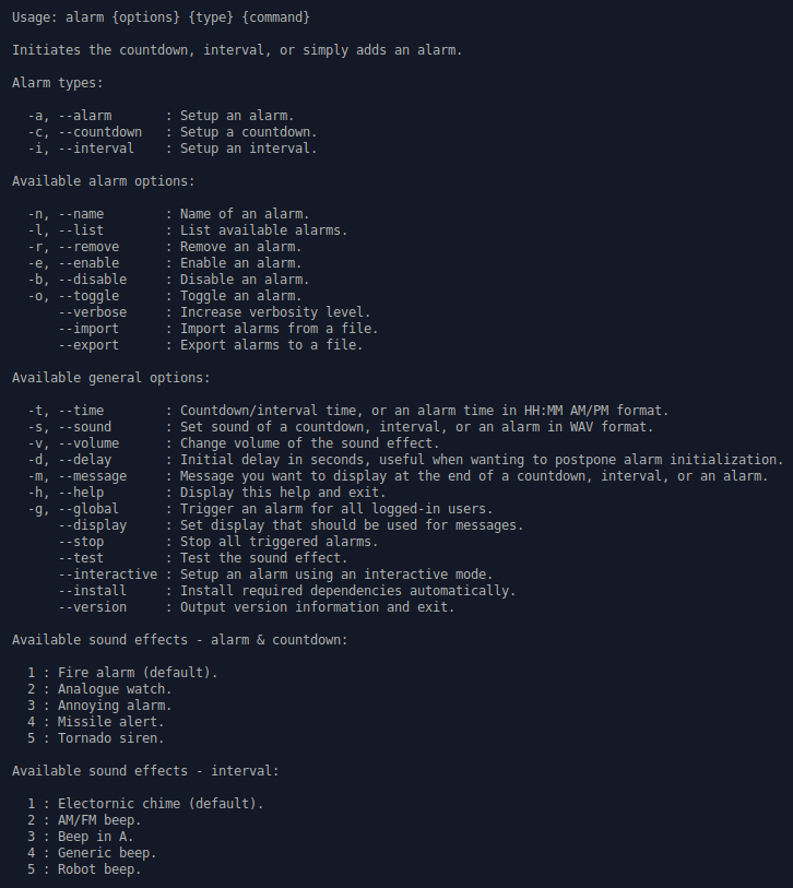 bash-alarm