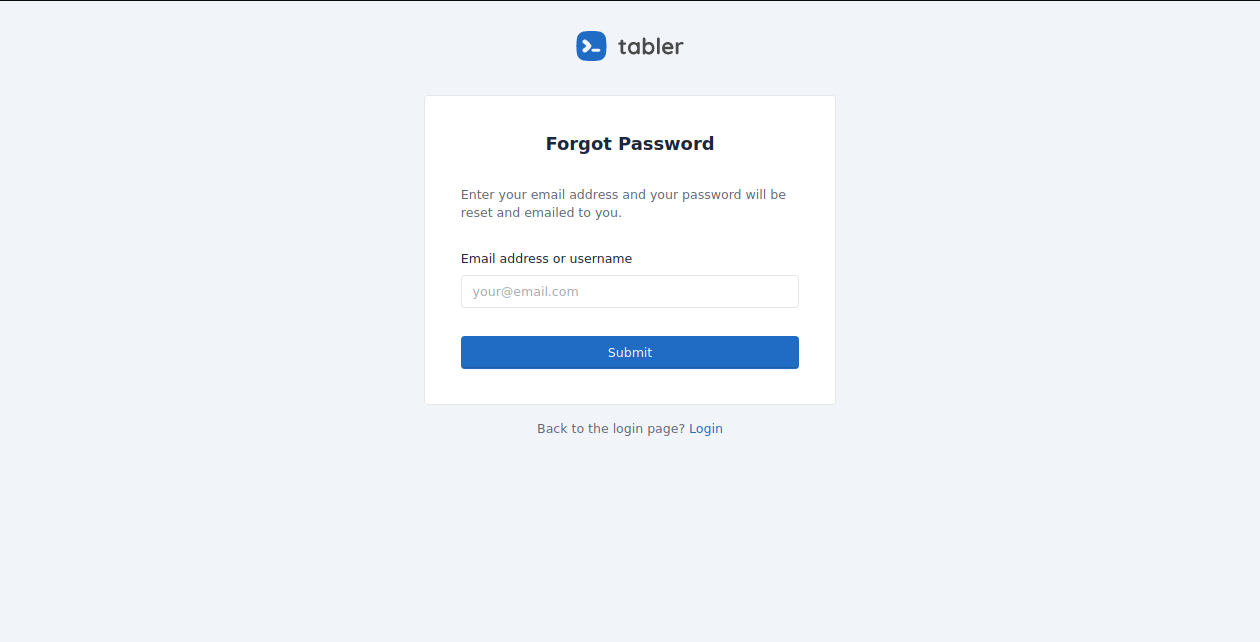 Login Page