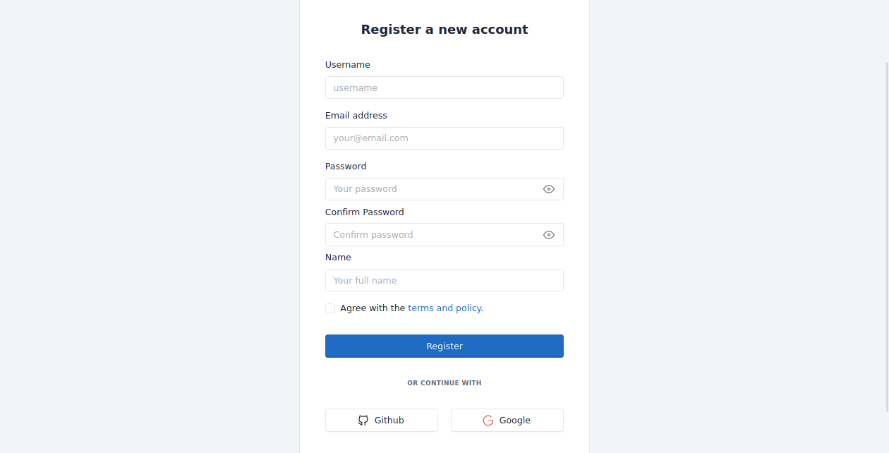 Login Page