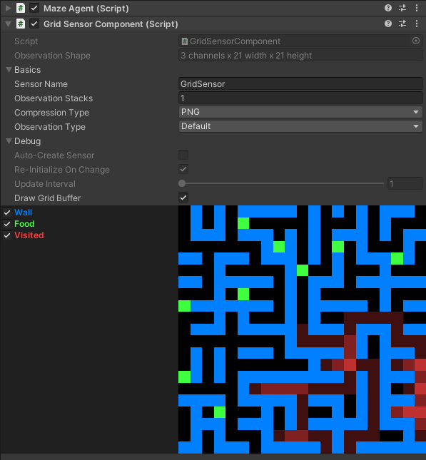 Grid Sensor Component