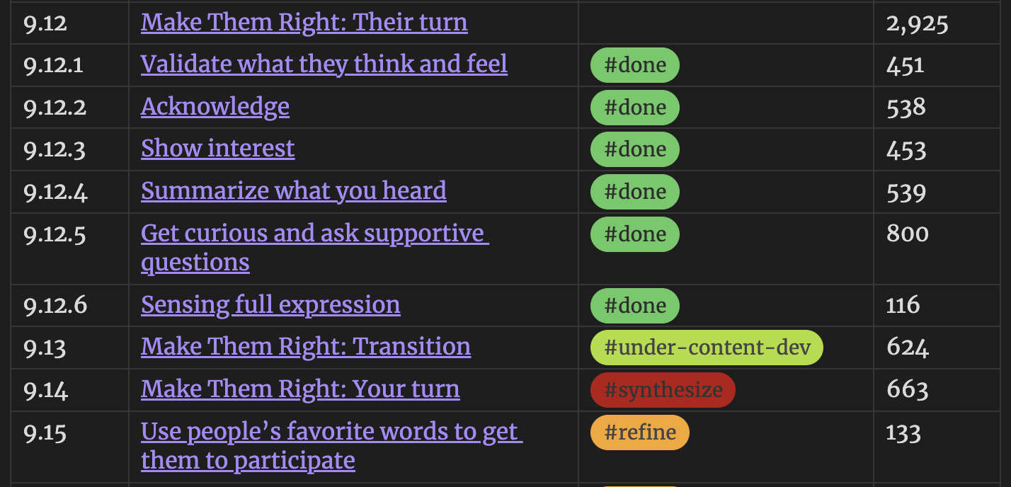 Command palette