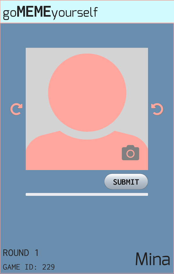 photo submit screen