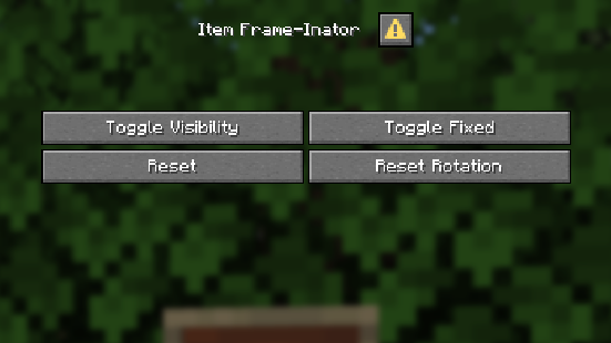 Picture of in-game menu