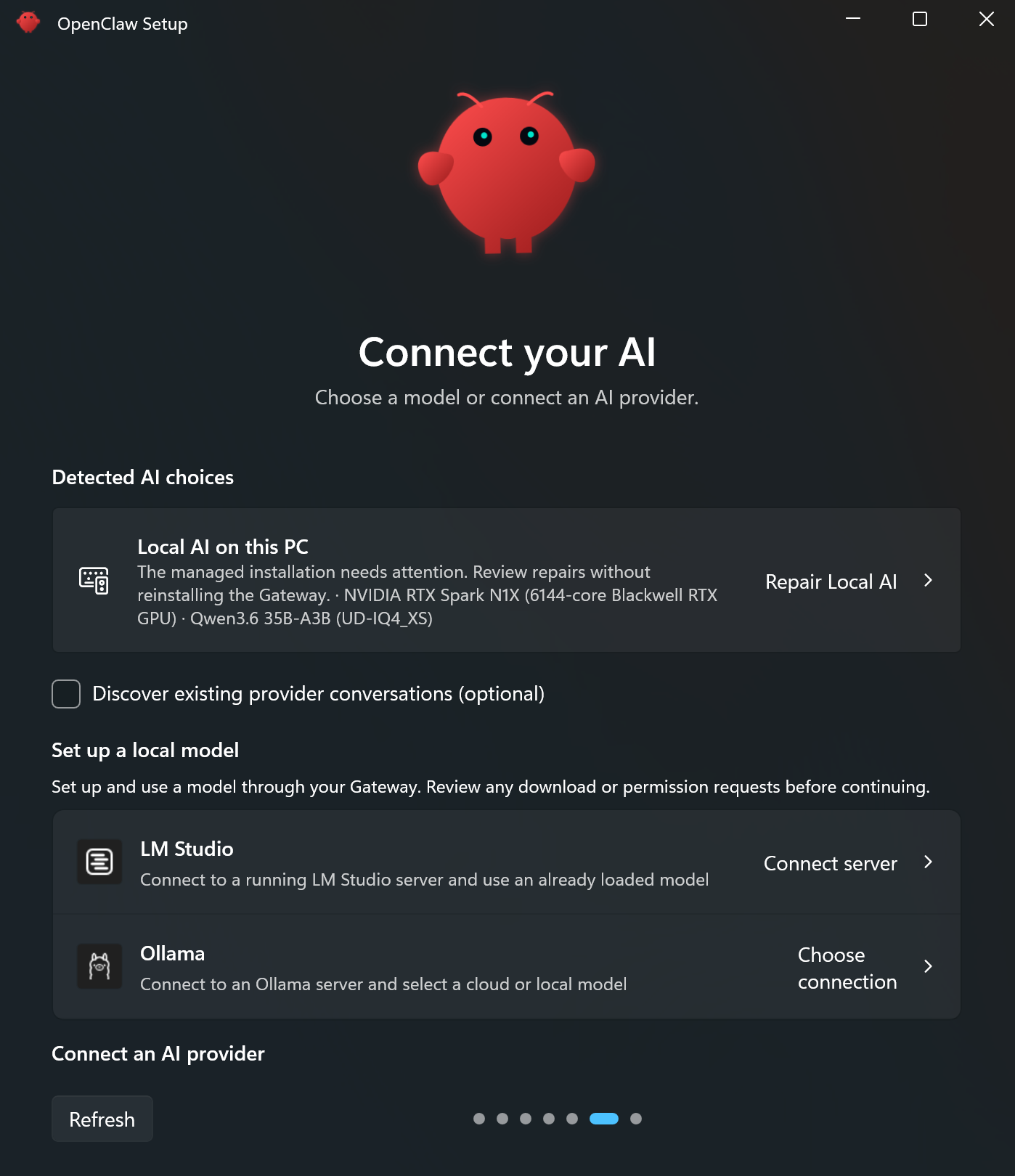 Retained IQ4_XS onboarding