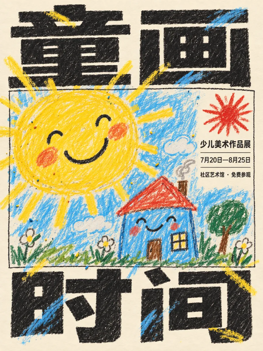 童画与硬排版样例