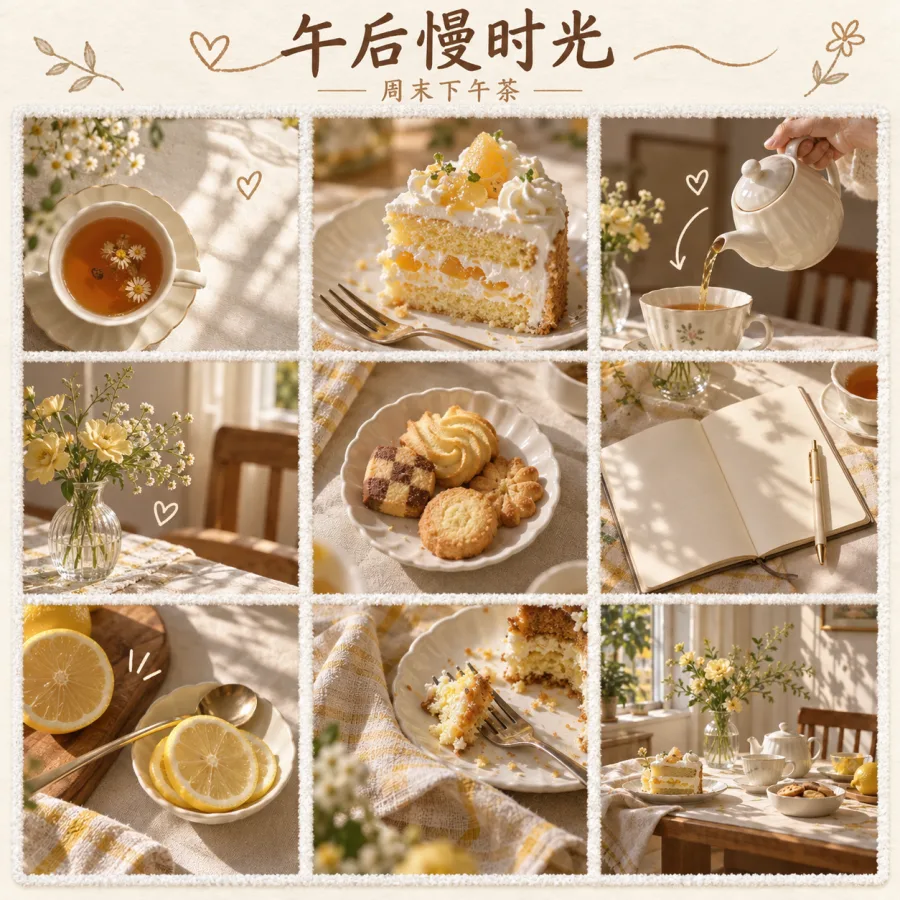 九宫格日常手账样例