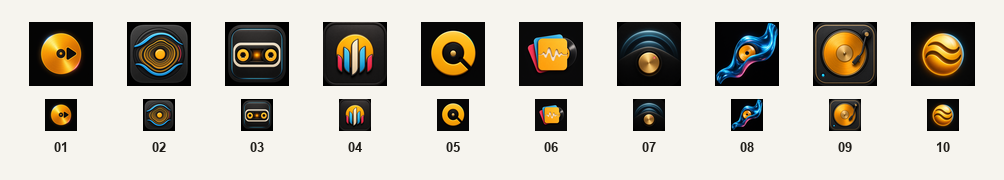 乔木音乐 favicon 可读性测试图