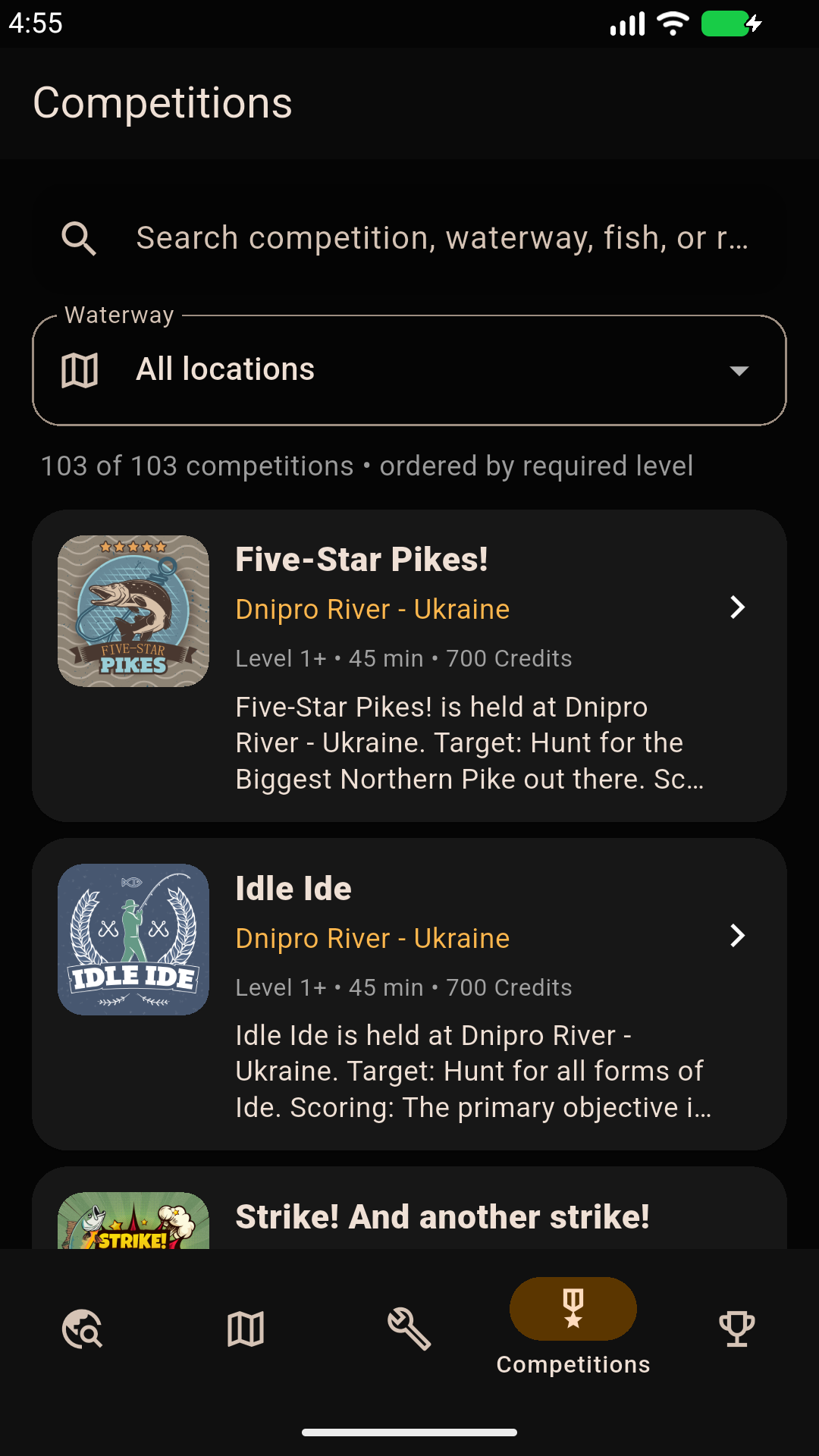 Competitions guide