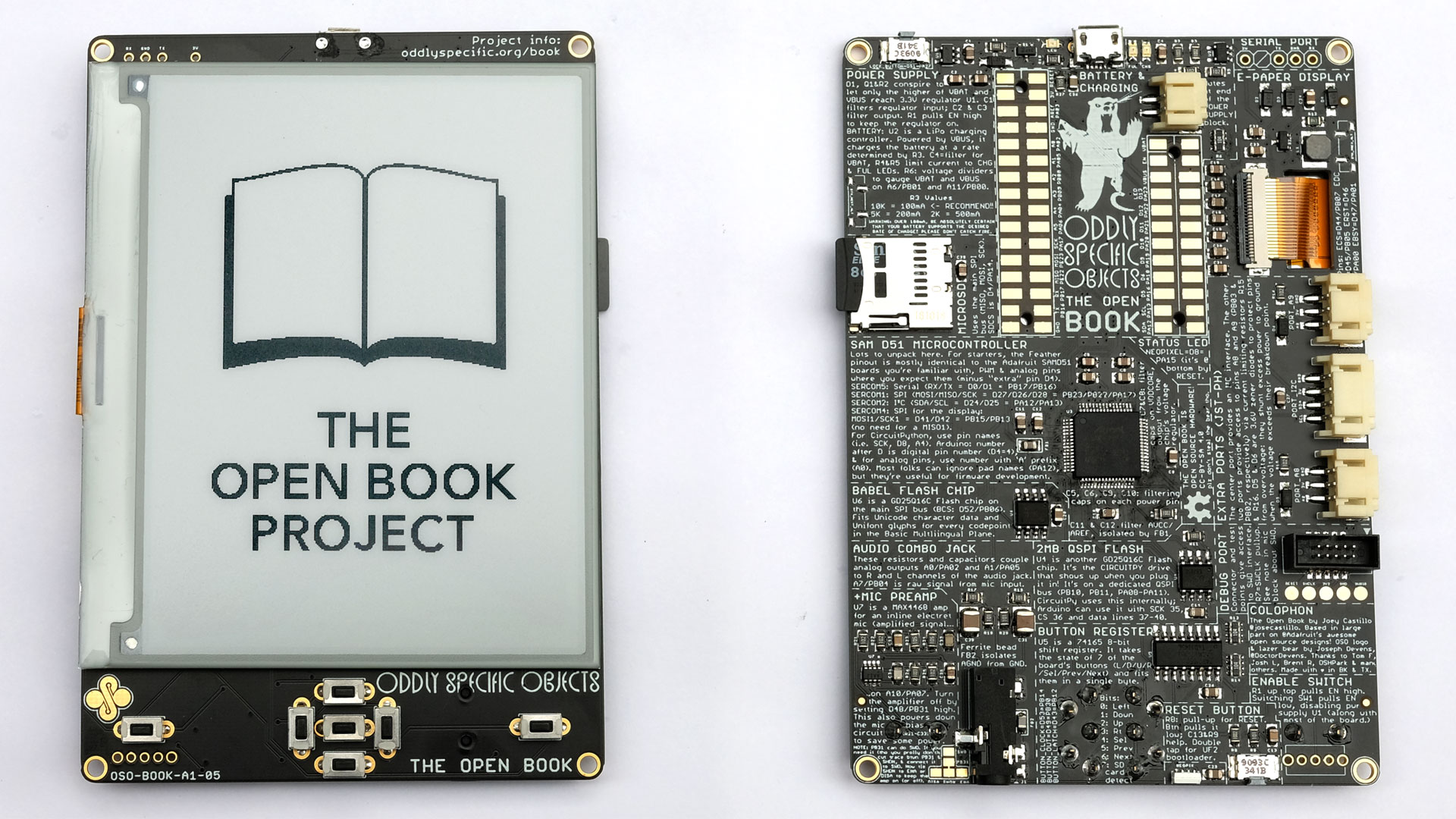 The Open Book Feather (SAMD51) rev5