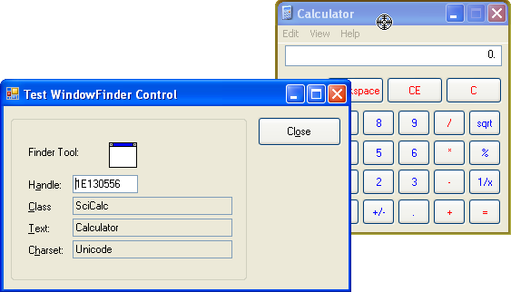 Window Finder Control: Screenshot 2