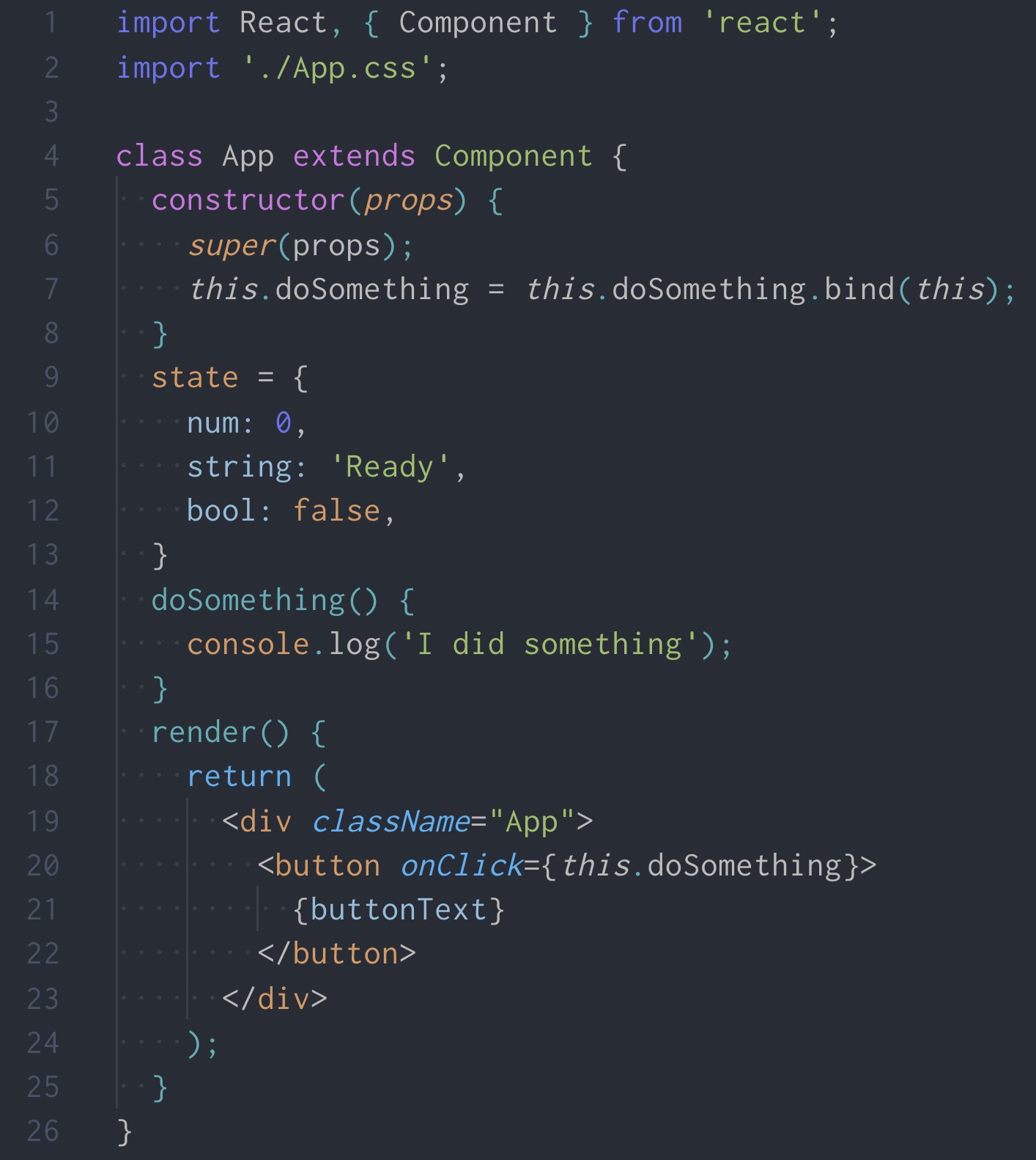 JSX Screenshot