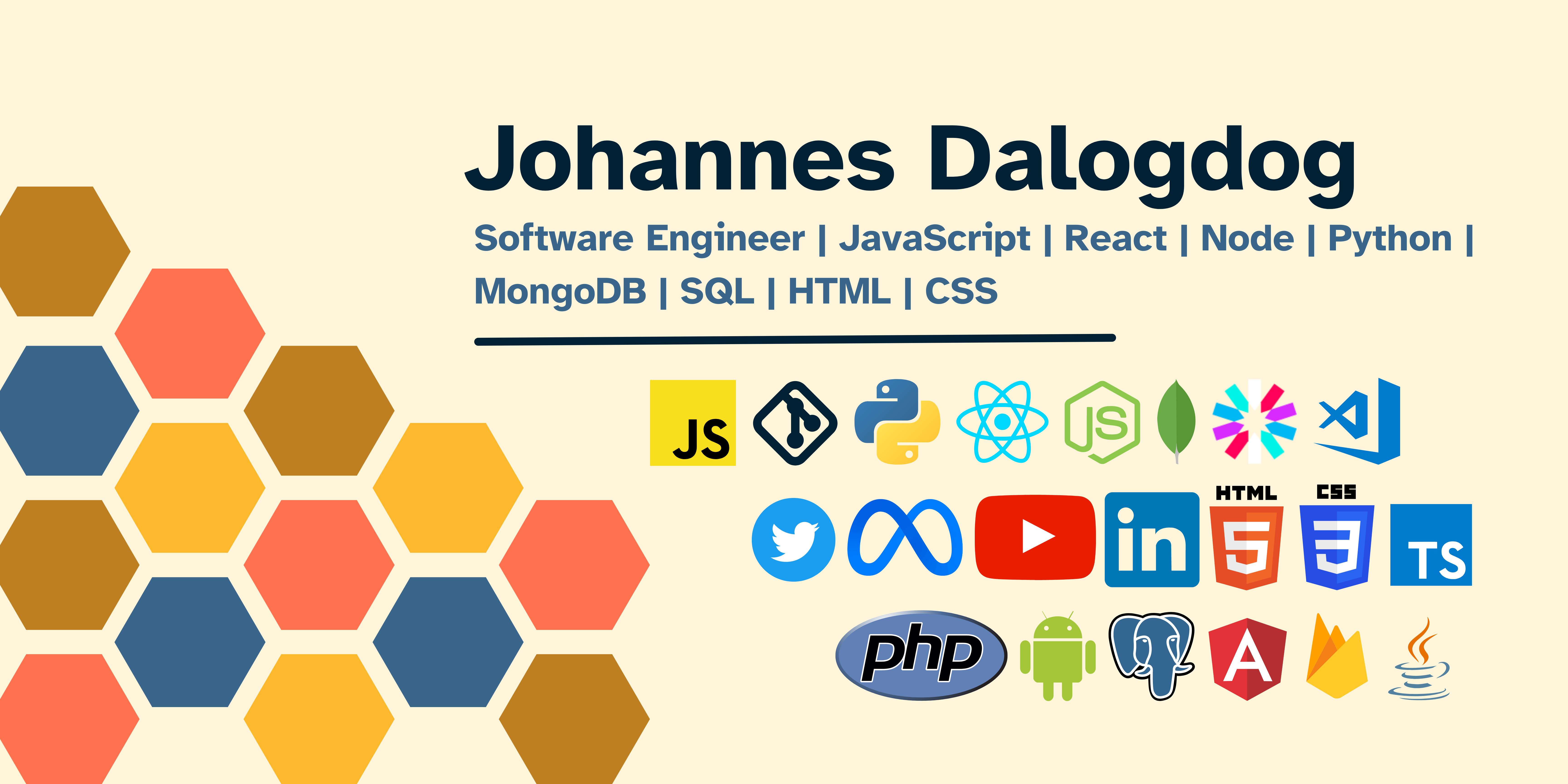 Johannes Dalogdog — full-stack software engineer, banner image